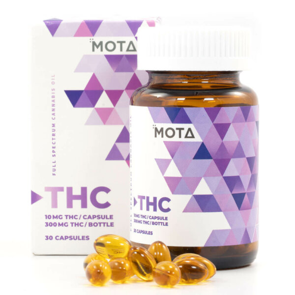 Mota Cannabis THC Capsules - 10mg