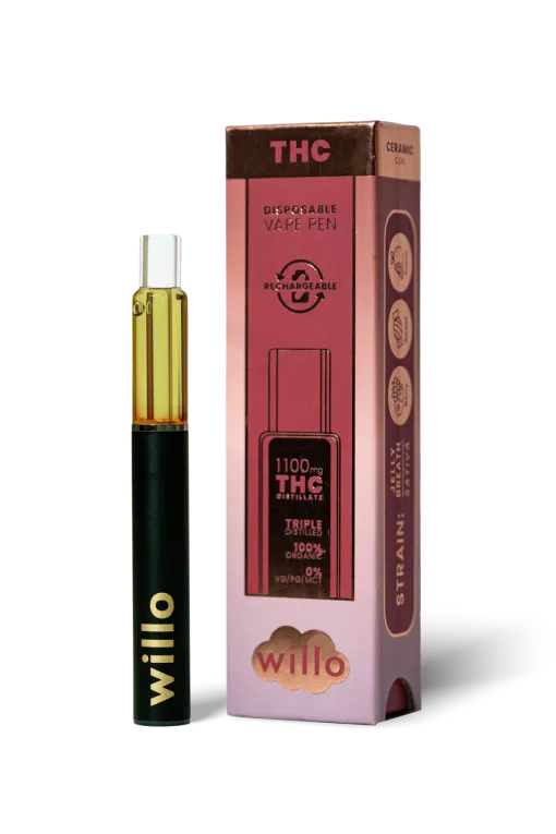 Willo 1100mg THC Disposable Vape Pen – Jelly Breath