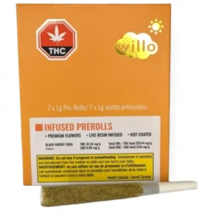Willo Cannabis Pre Roll – Black Cherry Soda (7 Pack)